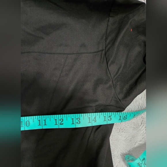 Ecocci Black and Grey Ruffled Cotton Top And Wool Blend Bottom Dress. Size 0 - Picture 10 of 13